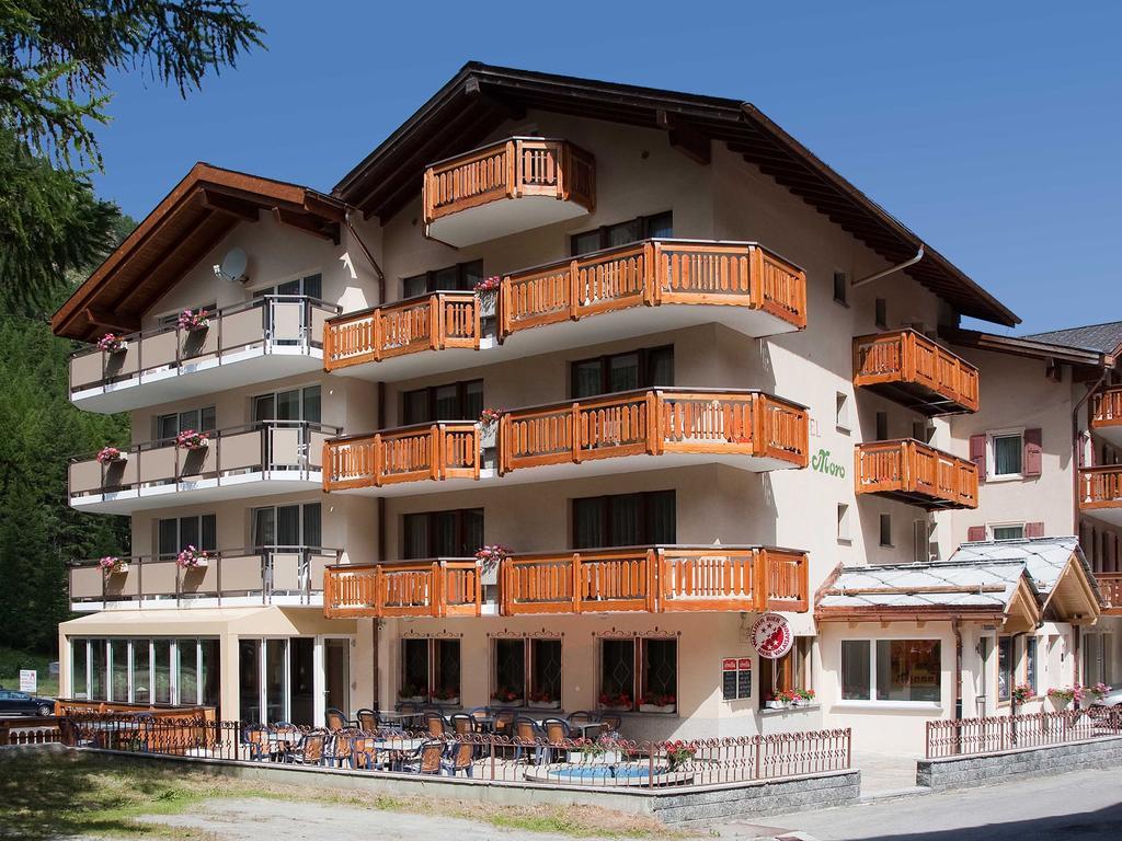 Hotel Monte-Moro Saas-Almagell Exteriör bild